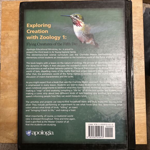 Exploring Creation with Zoology 1 Flying Creatures of the Fifth Day Textbook - Picture 6 of 8
